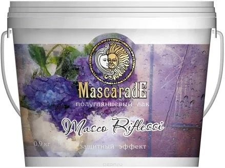 Mascarade Лак защитный Masco Riflessi прозрачный полуглянцевый 0,9кг